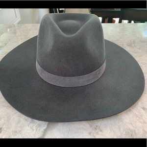 Anthropologie Black Rancher Hat